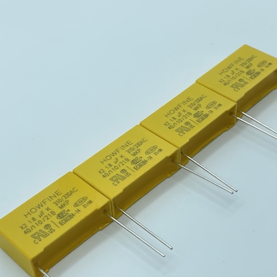 De Condensator van de het Polypropyleenfilm van CQC 1.8uF Metalized, de Multifunctionele Condensator van SMD X2